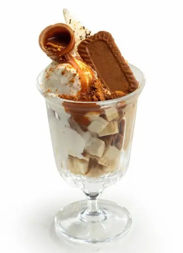 Caramelized Biscuit Cup