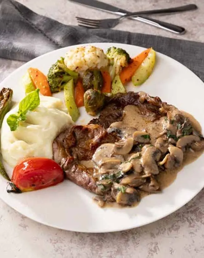Steak With Mushroom Sauce