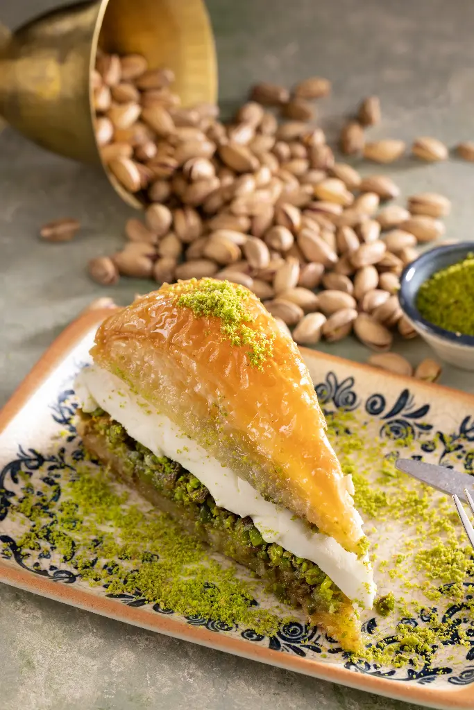 Carrot Slice Baklava With “Dövme” Ice Cream