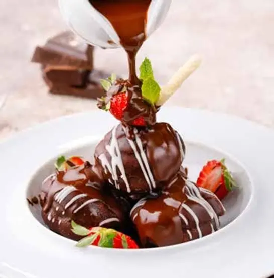 Ice Cream Filled Profiterole